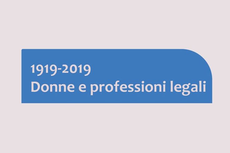 1919-2019 Donne e professioni legali 1919-2019 Donne e professioni legali