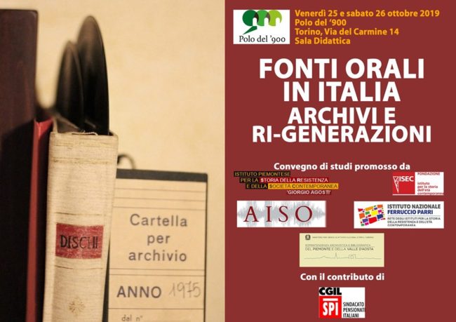 fonti orali in italia